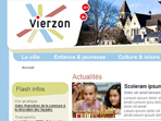 Conception fonctionnelle et graphique pour une refonte fictive du site web de la ville de Vierzon